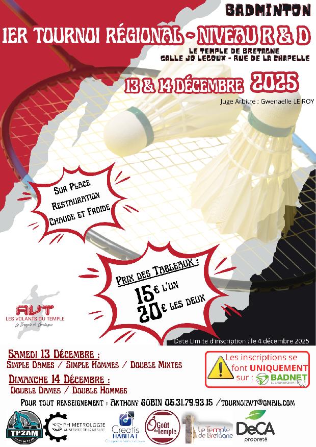 le temple_1er tournoi regional - Decembre 2025